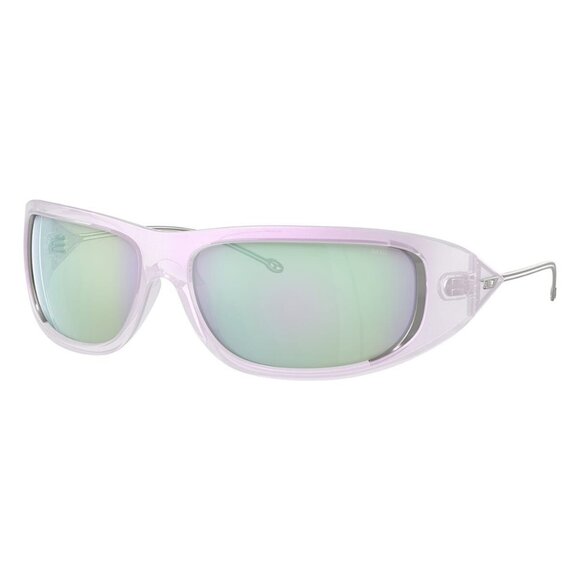 New DIESEL Violet Rectangle DL3001 506/6V Sunglasses Women - Picture 1 of 6